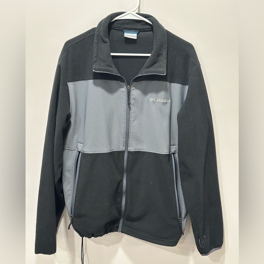 Columbia Breaking Trail Hybrid Softshell Fleece Men's Jacket Size Large